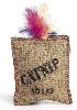 Ethical Cat - Jute and Feather Sack with Catnip