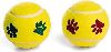 Ethical Dog - Pawprint Tennis Ball - 2 per pack