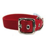 Hamilton Pet - Deluxe Double Thick Nylon Dog Collar - Red - 1 Inch x 24 Inch