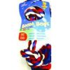 Booda - 2 Knot Rope Bone Dog Toy - Multi Colored - XX Large