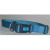 Hamilton Pet - Adjustable Dog Collar - Ocean Blue - 3/4 x 16-22 Inch