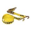 Keeper Corporation - Double-J Ratchet Tie Down - Yellow - 27 Feet