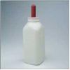 Miller Mfg - Calf Bottle with Screw On Nipple - White - 2 Quart