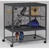 Midwest Container - Critter Nation Single Unit - Gray - 36 x 24 x 39 Inch