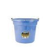 Miller Mfg - P20b Flat Back Plastic Bucket - Blue - 20 Quart