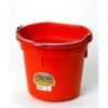 Miller Mfg - Flat Back Bucket - Red - 20 Quart