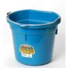 Miller Mfg - Flat Back Plastic Bucket - Teal - 20 Quart