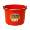 Miller Mfg - Plastic Bucket - Red - 8 Quart