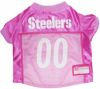 DoggieNation-NFL - Pittsburgh Steelers Dog Jersey - Pink  - Medium