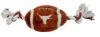 DoggieNation-College - Texas Longhorns Plush Football Dog Toy - One