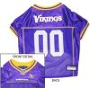 DoggieNation-NFL - Minnesota Vikings Dog Jersey - Yellow Trim - Medium