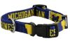 DoggieNation-College - Michigan Wolverines Dog Collar - Medium
