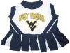 DoggieNation-College - West Virginia Cheerleader Dog Dress - XtraSmall