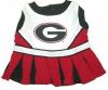 DoggieNation-College - Georgia Bulldogs Cheerleader Dog Dress - XtraSmall