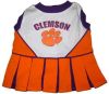 DoggieNation-College - Clemson Cheerleader Dog Dress - Medium