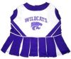 DoggieNation-College - Kansas State Cheerleader Dog Dress - XtraSmall