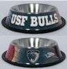 DoggieNation-College - University of South Florida Dog Bowl-Stainless - One-Size