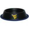 DoggieNation-College - West Virginia Dog Bowl - Stainless - One-Size