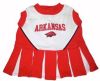 DoggieNation-College - Arkansas Razorbacks Cheerleader Dog Dress - XtraSmall