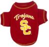 DoggieNation-College - USC Trojans Dog Tee Shirt - Small