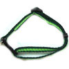 Iconic Pet - Rainbow Adjustable Collar - Green - 0.78 x 15.7/21.6 Inch
