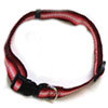 Iconic Pet - Rainbow Adjustable Collar - Red - 0.98 x 18.9/27.5 Inch