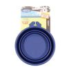 Doskocil - Travel Bowl For Dogs & Cats - Blue - Large