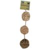 Ware Mfg - Nature Balls With Bells For Small Animals - Natural - 3.5 Inch/3 Pack