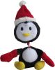 Iconic Pet Christmas - Penguin Rope/Squeaky Christmas Dog Toy - 9 Inch