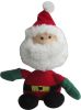 Iconic Pet Christmas - Christmas Father Rope/Squeaky Christmas Dog Toy - 9 Inch