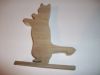 Fine Crafts - Wooden Standing Cat Sign And Display