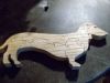 Fine Crafts - Wooden Dachsund Jigsaw Puzzle