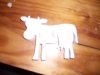Fine Crafts - Wooden Cow Shaped  Jigsaw Puzzle