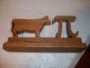 Fine Crafts - Wooden Cow Pi Desk Sign And Display