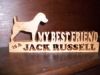 Fine Crafts - Wooden Jack Russell Sign