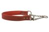 Angel Pet Supplies - Rio Leather Martingale Dog Collar - Pink - 22" X 1.25"