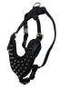 Angel Pet Supplies - Royal Spiked Leather Harness - Black - Xlarge 