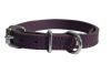 Angel Pet Supplies - Alpine Leather Padded Dog Collar - Orchid Purple - 10" X 1/2"