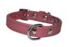 Angel Pet Supplies - Alpine Leather Padded Dog Collar - Bubblegum Pink - 12" X 5/8"