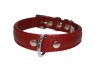 Angel Pet Supplies - Alpine Leather Padded Dog Collar - Valentine Red - 14" X 3/4"