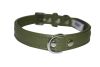Angel Pet Supplies - Alpine Leather Padded Dog Collar - Olive Green - 18" X 3/4"