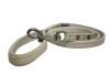 Angel Pet Supplies - Alpine Leather Padded Handle Leash - Ivory White - 48" X 1/2" 