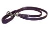 Angel Pet Supplies - Alpine Leather Padded Handle Leash - Orchid Purple - 48" X 1/2"" 
