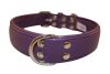 Angel Pet Supplies - Alpine Leather Padded Dog Collar - Orchid Purple - 24" X 1.25"