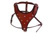 Angel Pet Supplies - Malibu Bling Leather Rhinestone Bling Dog Harness - Valentine Red - Small 