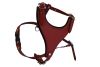 Angel Pet Supplies - Malibu Classic Leather Dog Harness - Valentine Red - Small 