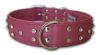 Angel Pet Supplies - Athens Leather Rhinestone Bling Dog Collar - Bubblegum Pink - 26" X 1.5" 