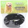 Coastal Pet Products - Train Right! Cotton Web Training Leash - Black - 6 Foot