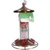 Woodstream Hummingbird - Birdscapes Brushed Metal Hummingbird Feeder - 12 oz