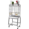 A&E Cage Company - Open Flat Top Cage with Removable Stand - White - 22 x 18 x 61 Inch